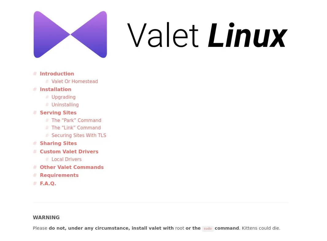 Cover Memasang Laravel Valet di Linux